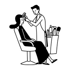 vector illustration of a man