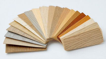Assortment of natural wood samples displaying diverse grain patterns and shades veneer wood grain