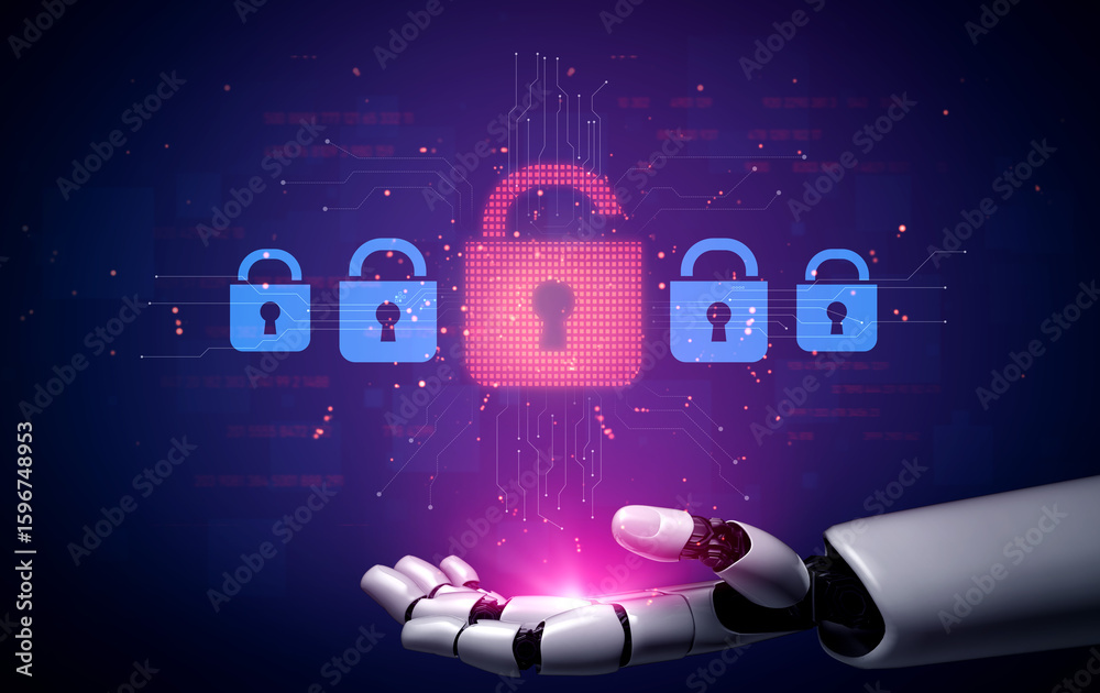 Poster ai system identifies potential data vulnerabilities and alerts for breaches, improving proactive cyb