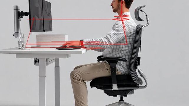 Correct Posture at Computer Workstation