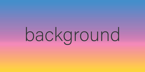 a gradient background that goes from purple at the top to pink and orange at the bottom. The word “background” is written on the background in black.
