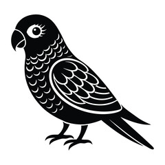 vector illustration of a bird