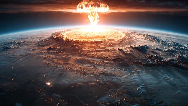Nuclear Explosion on Earth from Space