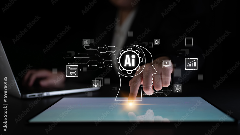 Poster ai assistant with llm, big data, machine learning, and generative ai powers prompt engineering and s