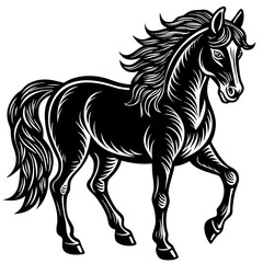 Obraz premium horse vector illustration