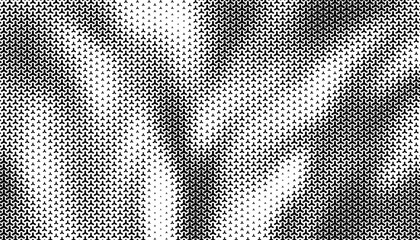 Black and white abstract geometric pattern with halftone effect for sporty background and jersey design. Fully editable vector element. Vector Format Illustration 