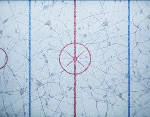 Obraz premium The Ghostly Map of a Frozen Battle 