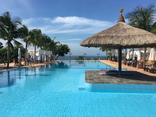 swimming pool in the resort