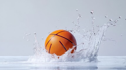 basketball in the water