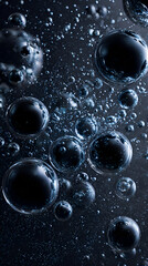 Bubbles in a Dark Liquid