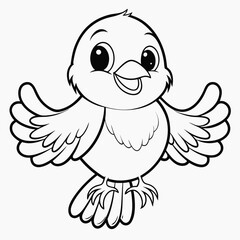 Obraz premium bird, cartoon, animal, 