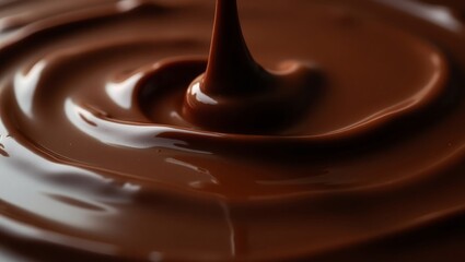 Gourmet Chocolate Dessert with Fruit Candy Topping
