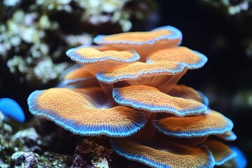 Colorful Coral Reef Close Up