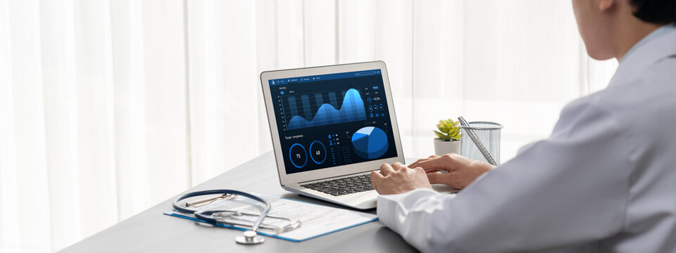 Business data dashboard provide brisk business intelligence analytic for marketing strategy planning