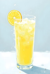 glass of lemonade