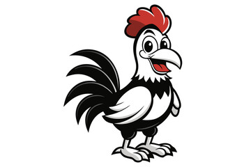 rooster vector illustration