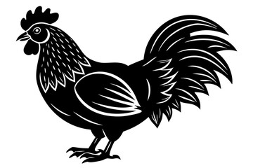 rooster silhouette