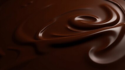 Naklejka premium Gourmet Chocolate Dessert with Fruit Candy Topping 