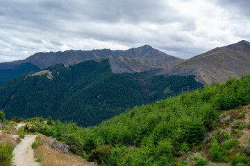 Scenic Mountain Landscape with Winding Path