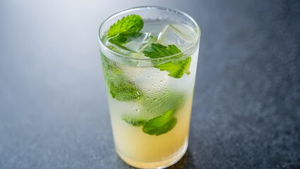 Refreshing Lychee and Mint Cocktail