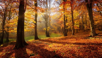 Fototapeta premium autumn in the woods