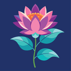 Corner frame flowers botanical  and flower floral vector post