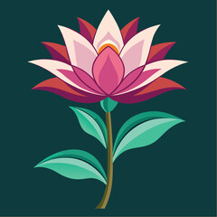 Corner frame flowers botanical  and flower floral vector post