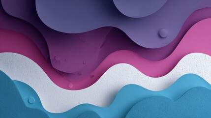 Obraz premium Abstract layered paper design