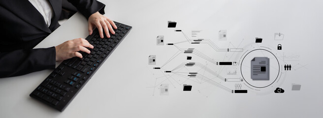 Digital document management system streamlines file access, document sharing, document tracking,...