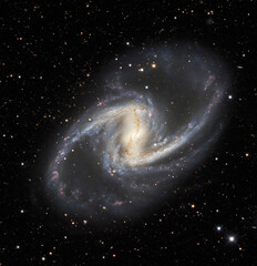 The great double-barred spiral galaxy NGC 1365 in constellation fornax.