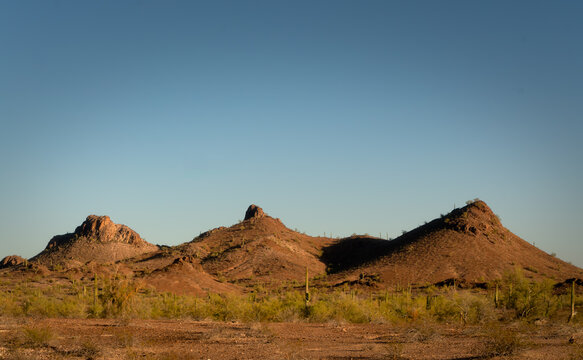 Three Peaks Near Signal Mountain Wilderness, Arizona