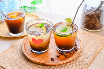 夏の爽やかなコーヒー飲料