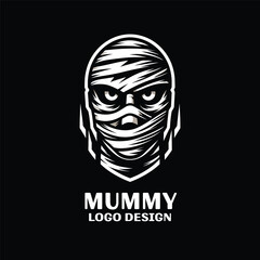 Mummy Vector Logo Design 