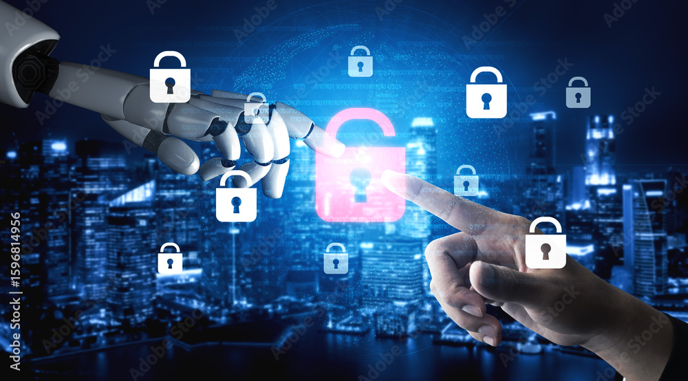 Poster ai system identifies potential data vulnerabilities and alerts for breaches, improving proactive cyb