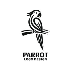 Parrot Vector Logo Design 