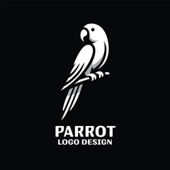 Fototapeta premium Parrot Vector Logo Design 