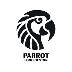 Parrot Vector Logo Design 