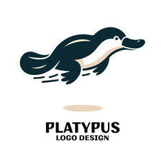 Platypus Vector Logo Design 