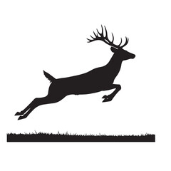 deer silhouette vector
