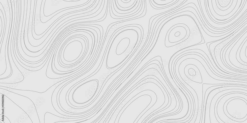 Poster geographic abstract topographic contour lines relief map seamless pattern concept of conditional geo