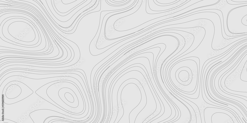 Poster geographic abstract topographic contour lines relief map seamless pattern concept of conditional geo