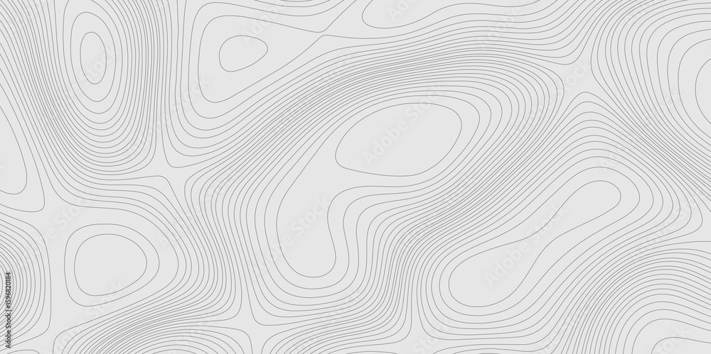Poster geographic abstract topographic contour lines relief map seamless pattern concept of conditional geo