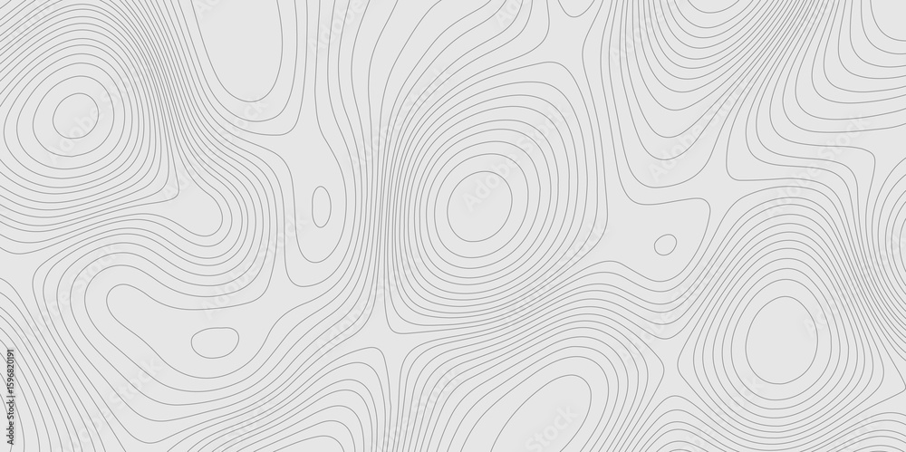 Poster geographic abstract topographic contour lines relief map seamless pattern concept of conditional geo