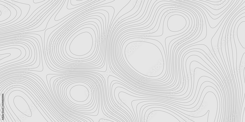 Poster geographic abstract topographic contour lines relief map seamless pattern concept of conditional geo