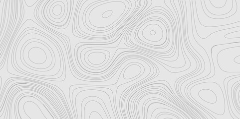 Geographic abstract topographic contour lines relief map seamless pattern concept of conditional geometric gray lines, mountain landscape terrain grid geometric stripes geographic relief line art.