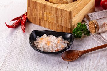Himalaya pink salt for cooking