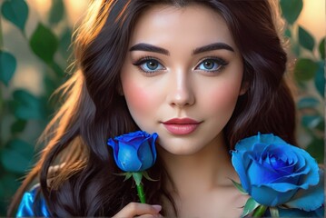 A beautiful young woman