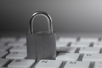 computer security concept. internet security.