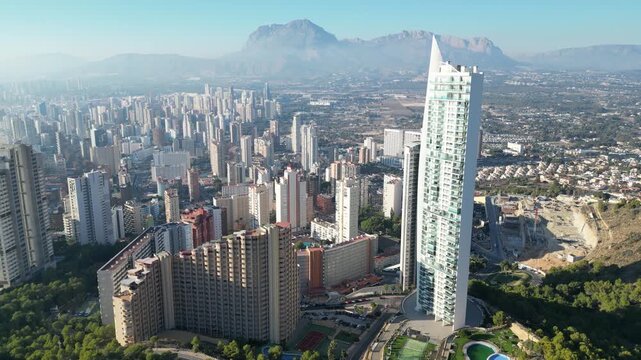 Benidorm, Spain - Panoramic view of the city
