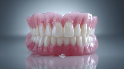 Fototapeta premium Premium dentures. Dental concept